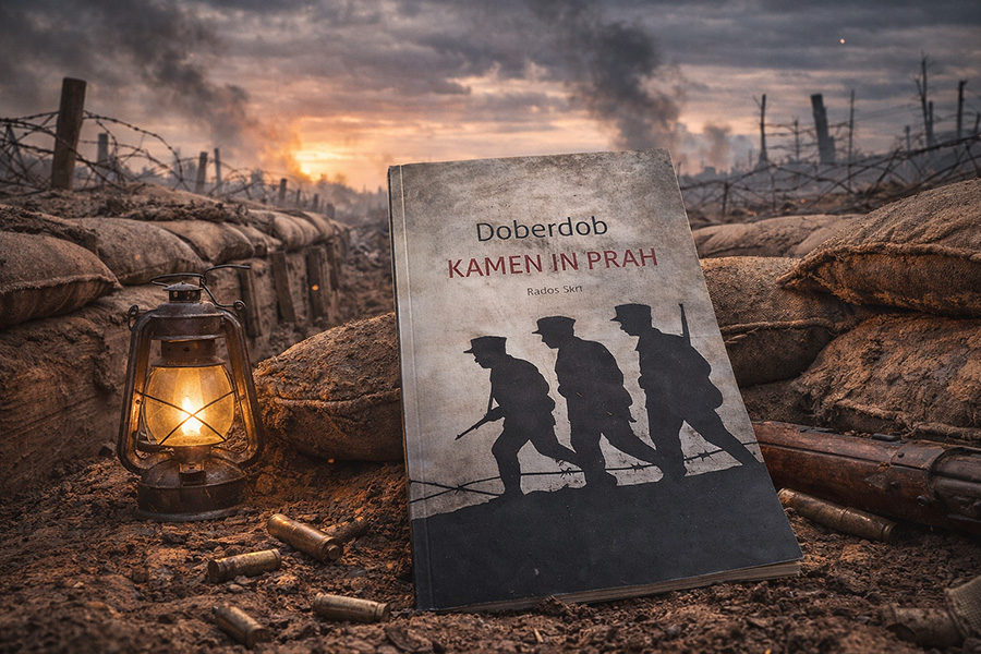 Knjiga Doberdob - kamen in prah, avtor Radoš Skrt